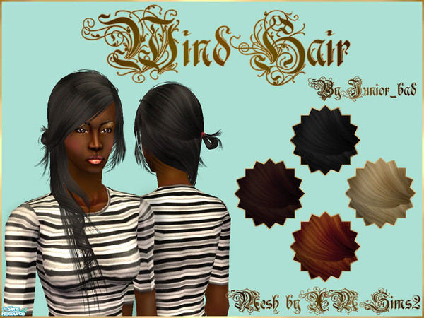 Sims 2 — ..:: Wind Hair ::.. by Junior_bad — 