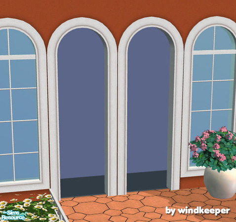Sims 2 — Waterfront door arch 2 diagonal by Windkeeper — Diagonal version of Waterfront door arch 2, requires that file