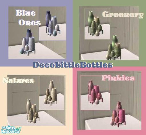 Sims 2 — DecoLittleBottles by The_Unicorn — Design it... 
