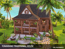 Sims 4 — Tomarang Traditional House by stephanyed — 30x20 lot in Tomarang, Tam Nang Sands