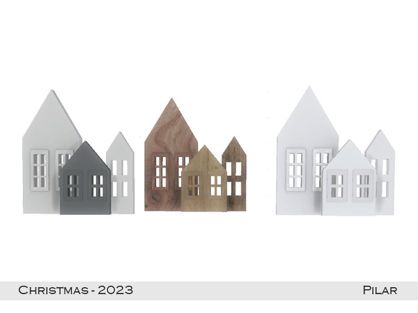 Sims 4 — Pilar Christmas2023 Houses2 by Pilar — Created by Pilar forTSR sims4