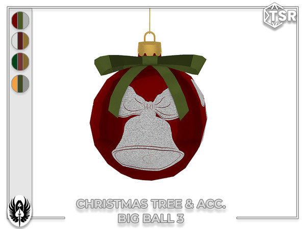 Sims 4 — Nemesis_im - Christmas Tree & Acc. Big Ball 3 by nemesis_im — Sets of furniture from Christmas Tree &
