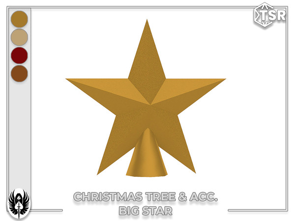 Sims 4 — Nemesis_im - Christmas Tree & Acc. Big Star by nemesis_im — Sets of furniture from Christmas Tree & Acc.