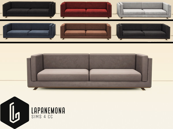 Sims 4 — The cat's urban sofa by Lapanemona — Everything belongs to the cat. This set is ideal for cat lovers who want to