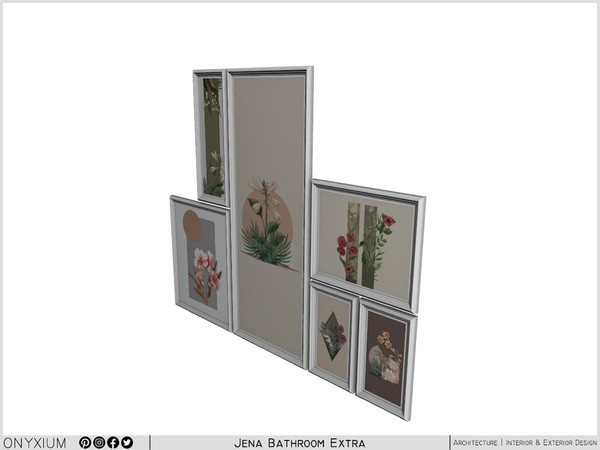 Sims 4 — Jena Paintings by Onyxium — Onyxium@TSR Design Workshop Bathroom Collection - Belong To The 2023 Year