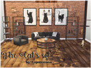 Sims 4 — The cat's set by Lapanemona — Everything belongs to the cat This set is ideal for cat lovers who want to mix