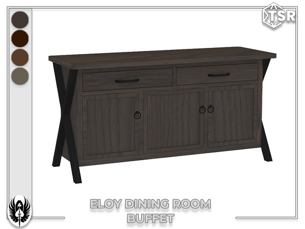 Sims 4 — Nemesis_im - Eloy Dining Room Buffet by nemesis_im — Sets of furniture from Eloy Dining Room Set includes 8