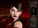 Sims 4 — Rosalind Earrings by Lilk4 — I hope you will like my new cc ;3 # info