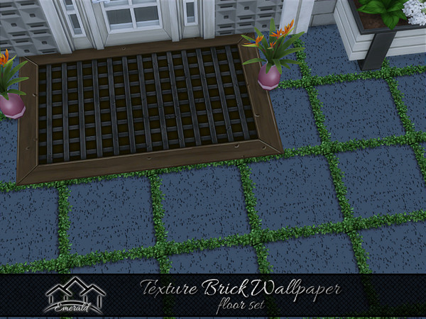 Sims 4 — Texture Brick Wallpaper floor2 by Emerald — Ultra durable stunning texture effect walls for interior and