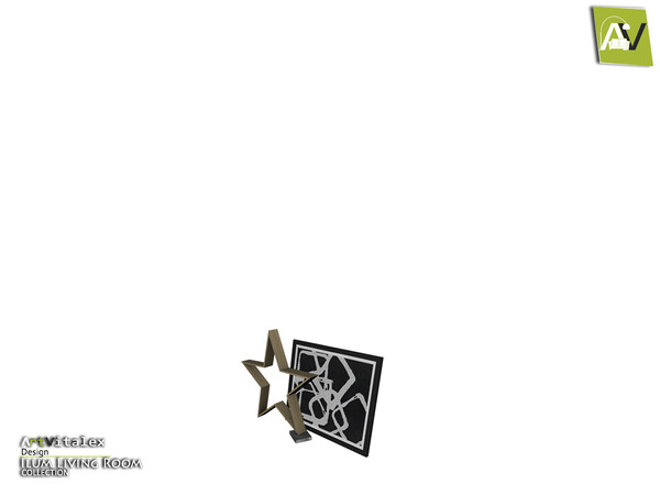 Sims 4 — Ilum Star Decor And Painting Frame by ArtVitalex — - Ilum Star Decor And Painting Frame - ArtVitalex@TSR, Jan
