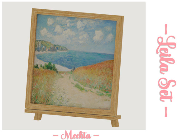 Sims 4 — Leila Set: Picture Stand|Mechtasims by Mechtasims — Leila Set. Created by Mechtasims.