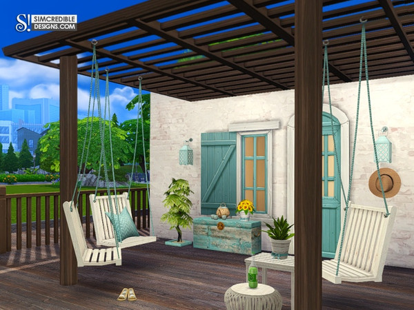Sims 4 — Breezy roof by SIMcredible! — * bb.moveobjects cheat required to place it* by SIMcredibledesigns.com available