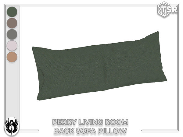 Sims 4 — Nemesis_im - Perry Living Room Back Sofa Pillow by nemesis_im — Sets of furniture from Perry Living Room Set