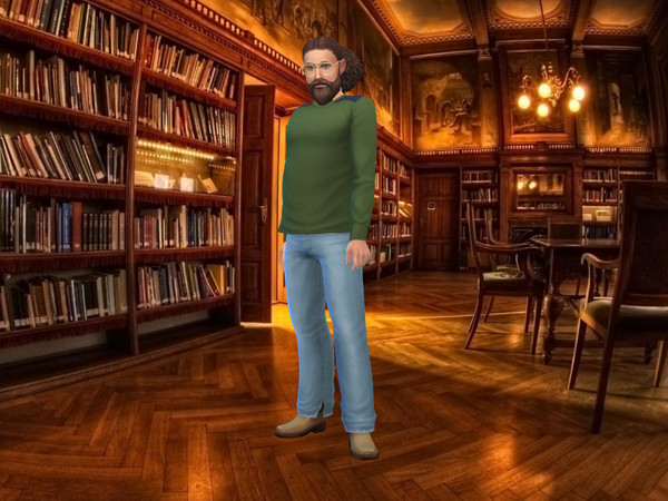 Sims 4 — Library CAS Backgrounds by Ayla88 — My first modification ever! CAS Background for The Sims 4.