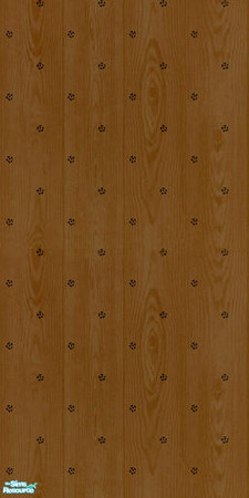 Sims 2 — Paneling Patterns - Flowers by kittyispretty69 — Solid wood paneling with a flower accent.