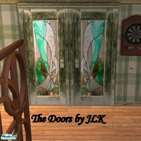 Sims 2 — The Doors - Feng Shui by bunny8675309 —  Uplift your spirit with this beautiful door & bleached frame