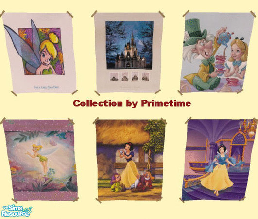 Sims 2 — PT Vairous Dinsey Posters by Primetime024 — This collection contains 6 different Disney posters. They can be