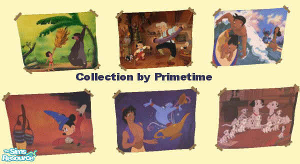 Sims 2 — PTEngineeredAngst Disney Collection by Primetime024 — This collection contains 6 various Disney Posters.