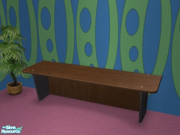 Sims 2 — Luxury Conference Table  - RC03 by NoFrills — Recolor of Luxury Conference Table. Please get the main mesh along