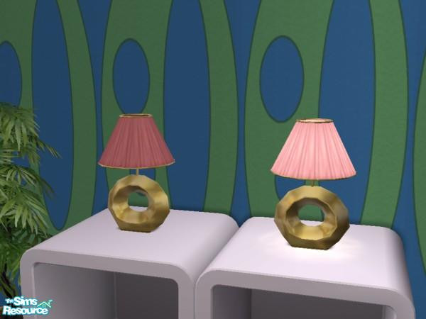 Sims 2 — Luxury Table Lamp - RC05 (shade) by NoFrills — Recolor of the LAMP SHADE of luxury table lamp. Please get the