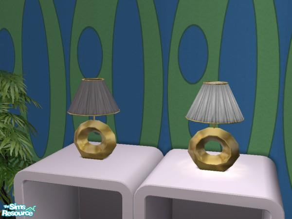 Sims 2 — Luxury Table Lamp - RC02 (shade) by NoFrills — Recolor of the LAMP SHADE of luxury table lamp. Please get the