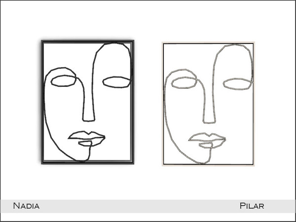 Sims 4 — Pilar Nadia Painting by Pilar — Created by Pilar for TSR sims4
