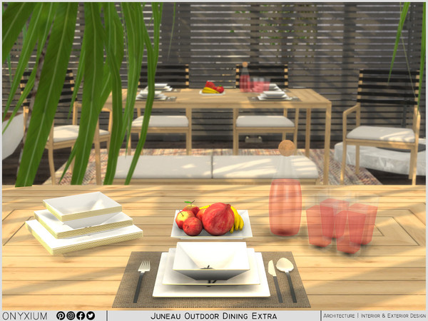 Sims 3 — Juneau Outdoor Dining Extra by Onyxium — Onyxium@TSR Design Workshop Outdoor And Garden Collection - Belong To
