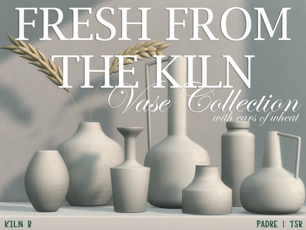 Sims 4 — Fresh Out of Kiln - Vase 11 by Padre — Elegant and easy, Fresh from the Kiln provides a vase for every occasion.