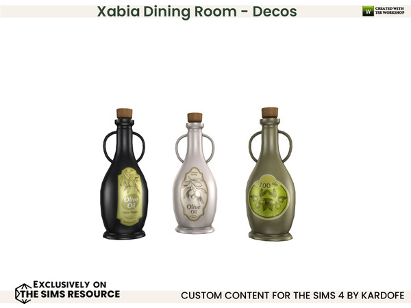 Sims 4 — kardofe_Xabia Dining Room_Oilcan by kardofe — Xabia dining room decorations, decorative objects and decorative