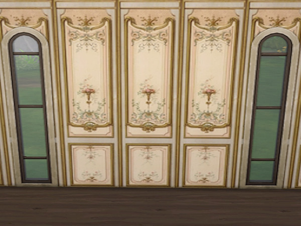 Sims 4 — Castle Decorative Paneling Walls 1 by yuxmara2710 — Castle Decorative Paneling Walls 1