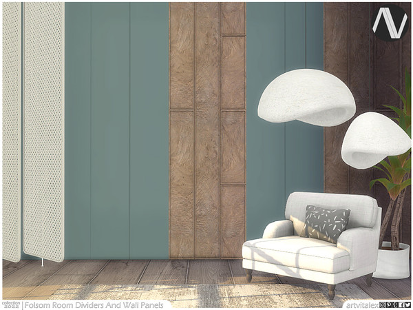 Sims 3 — Folsom Room Dividers And Wall Panels by ArtVitalex — Decorative Collection - Belong to 2024 All Rights Reserved.
