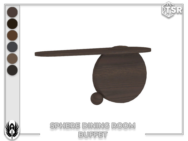 Sims 4 — Nemesis_im - Sphere Dining Room Buffet by nemesis_im — Sets of furniture from Sphere Dining Room Set includes 8