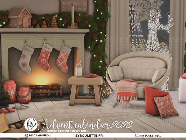 Sims 4 — Advent Calendar 2023 - Decorations storage box | holiday winterfest christmas by Syboubou — This year, my