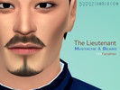 Sims 4 — Buruz_The_Lieutenant_Facial_Hair by Buruz — The Lieutenant's beard and mustache. Facial hair created with Sims 4