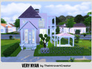 Sims 4 — Very Nyan [NO CC] - TIC by TheIntrovertCreator — a house that is very suitable for teens who love cute things!
