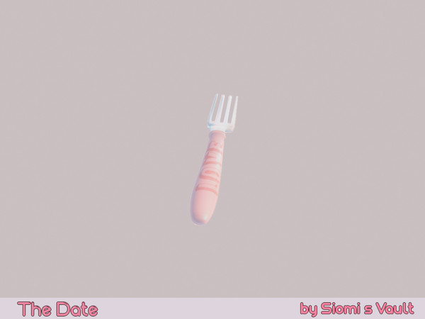 Sims 4 — The Date - Fork by siomisvault — I made this set that is part of the Love Cafe I hope you like it