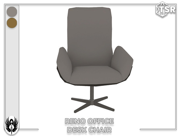 Sims 4 — Nemesis_im - Reno Office Desk Chair by nemesis_im — Sets of furniture from Reno Office Set includes 7 items Desk