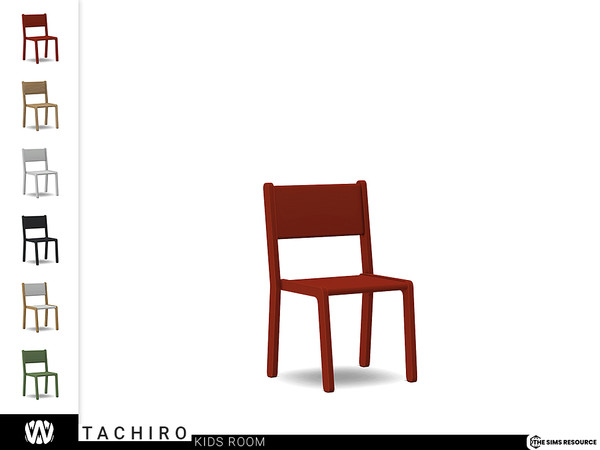 Sims 4 — Tachiro Chair by wondymoon — - Tachiro Kids Room - Chair - Wondymoon|TSR - Creations'2022