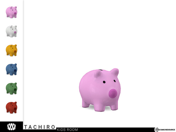 Sims 4 — Tachiro Money Box by wondymoon — - Tachiro Kids Room - Money Box - Wondymoon|TSR - Creations'2022