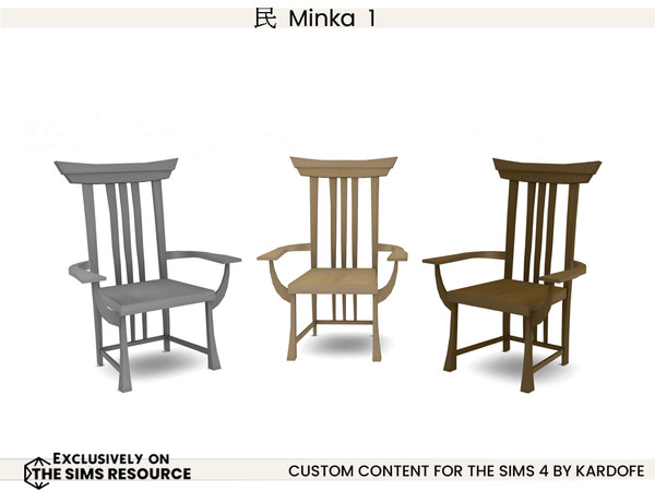 Sims 4 — kardofe_Minka_LivingChair by kardofe — A room that is a free interpretation of an old Japanese Mirka (house),