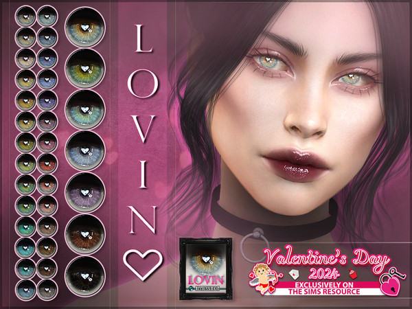 Sims 4 — Lovin Eyes (Facepaint) by RemusSirion — Since TSR removed me from their Artist program on 30th of august 2024,