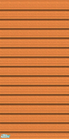 Sims 2 — Cheap It Simple Siding Harvest Orange by TSR Archive — Wooden siding so cheap even the poorest Sim can afford.