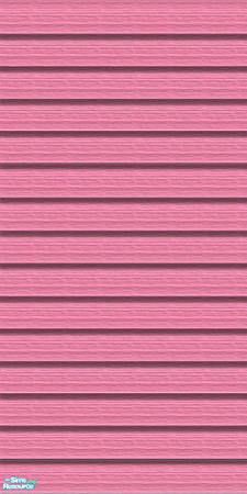Sims 2 — Cheap It Simple Siding Pink Lady by TSR Archive — Wooden siding so cheap even the poorest Sim can afford.