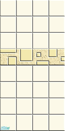 Sims 2 — Cheap tiled wall 1 by Helena — -