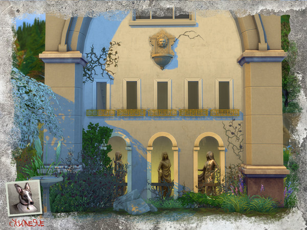 Sims 4 — Motif Design Wrought Iron Window Decor by Cyclonesue — Available in 16 colour options. Fits over any 1-tile