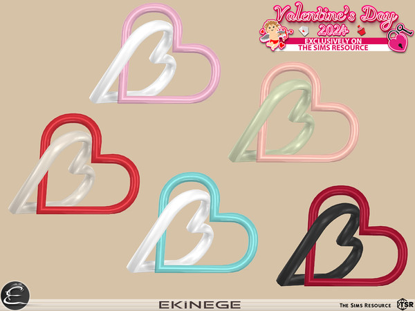 Sims 4 — Valentines Living Room - HeartsFigurine by ekinege — Valentine's Day room to celebrate your love at home.