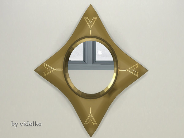 Sims 4 — Deco Mirror by videlke2 — Deco Living room inspired by art deco