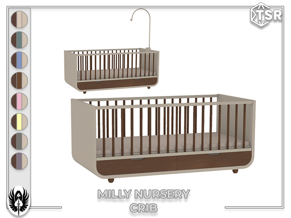 Sims 4 — Nemesis_im - Milly Nursery Baby Crib by nemesis_im — Sets of furniture from Milly Nursery Set includes 8 items