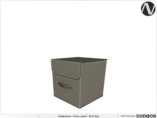 Sims 4 — Urbana Storage Box by ArtVitalex — Hallway Collection All rights reserved - Belong to 2024 ArtVitalex@TSR -