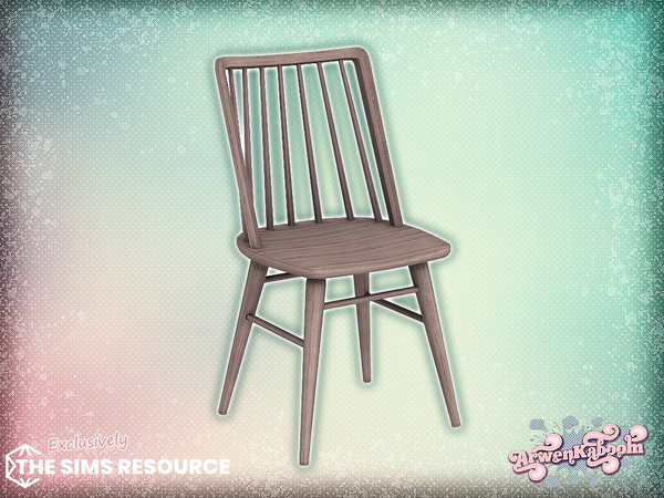 Sims 4 — Wedine - Dining Chair by ArwenKaboom — New dining room set featuring earthy tones. All objects are base game